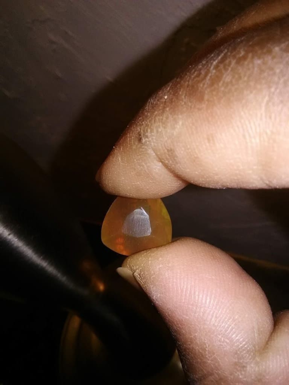 Natural 8.0ct Trillion Mexican Fire Opal